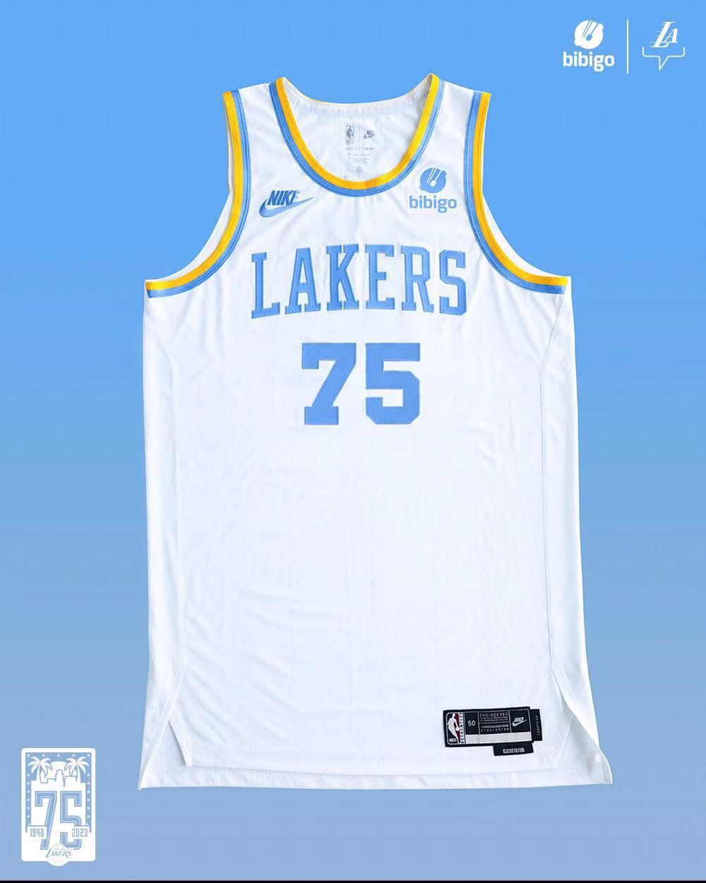Los Angeles Lakers Customized White jersey-You can put any name and number->new york mets->MLB Jersey