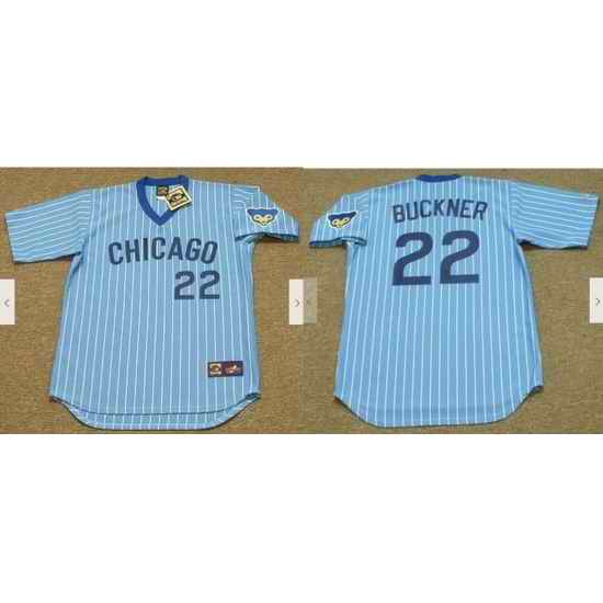 Men Chicago Cubs #22 Bill Buckner1978 Cooperstown Throwback Baseball Jersey->boston red sox->MLB Jersey