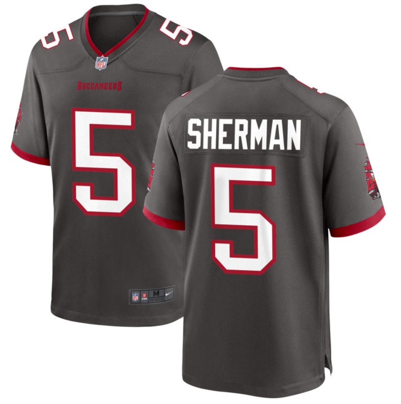 Tampa Bay Buccaneers #5 Sherman Limited Jersey->youth nfl jersey->Youth Jersey
