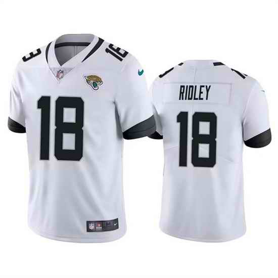 Men Jacksonville Jaguars #18 Calvin Ridley White Vapor Untouchable Limited Stitched Jersey->jacksonville jaguars->NFL Jersey