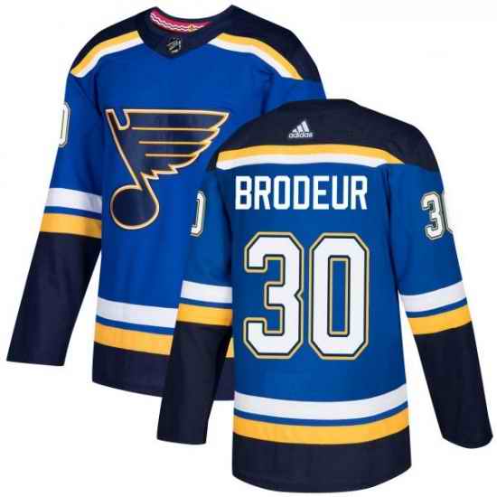 Youth Adidas St Louis Blues #30 Martin Brodeur Premier Royal Blue Home NHL Jersey->youth nhl jersey->Youth Jersey