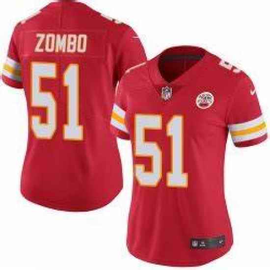 Women Nike Kansas City Chiefs #51 Frank Zombo Red Vapor Untouchable Limited Player NFL Jersey->kansas city chiefs->NFL Jersey