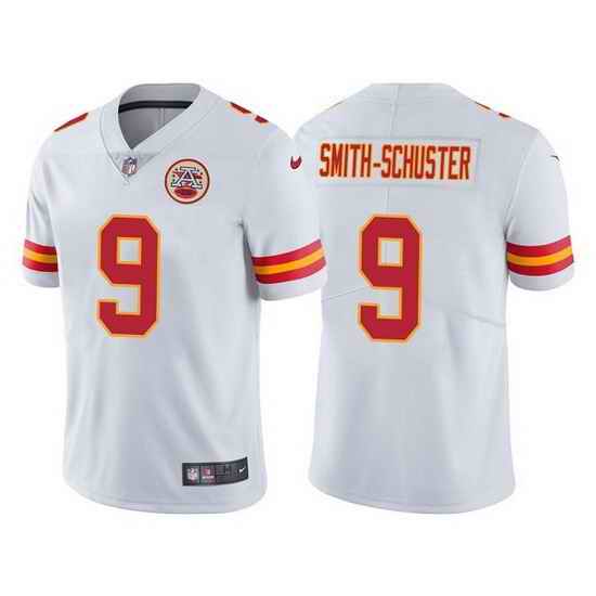Men Kansas City Chiefs #9 JuJu Smith Schuster Vapor Untouchable White Limited Stitched Football jersey->kansas city chiefs->NFL Jersey