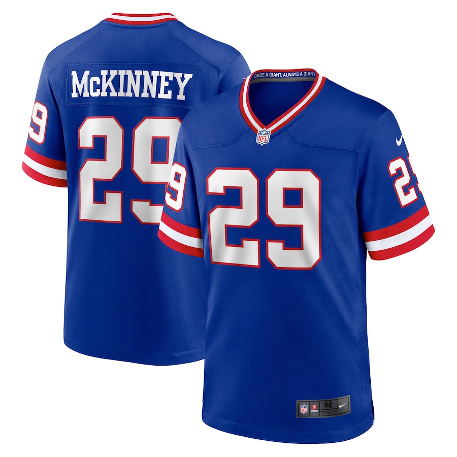 Men's New York Giants #29 Xavier McKinney Nike Royal Classic Player Game Jersey->new york mets->MLB Jersey