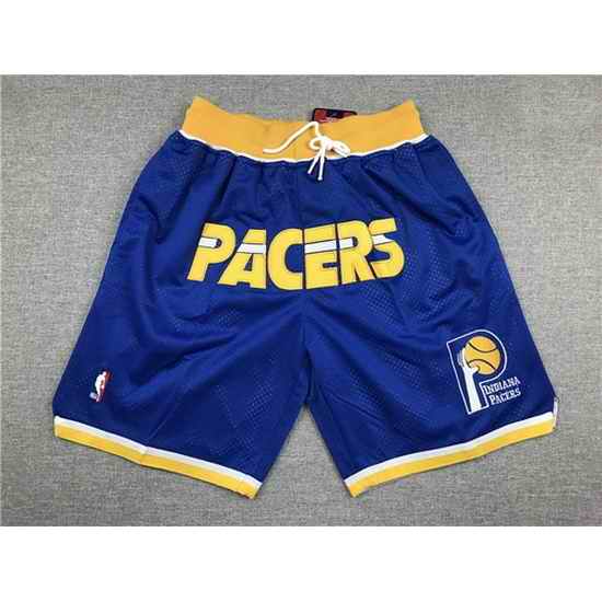 Indiana Pacers Basketball Shorts 005->nba shorts->NBA Jersey