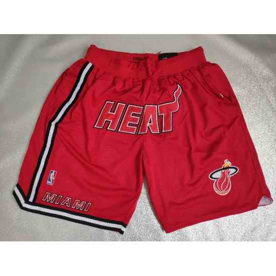 Miami Heat Basketball Shorts 022->nba shorts->NBA Jersey