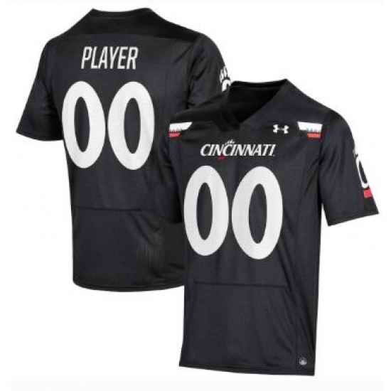 Men Women Youth Cincinnati Bearcats Black Customized Jersey->customized nba jersey->Custom Jersey
