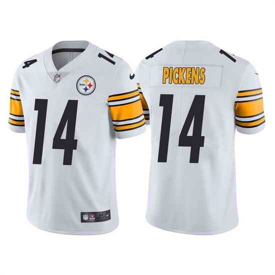 Men Pittsburgh Steelers #14 George Pickens White Vapor Untouchable Limited Stitched Jersey->pittsburgh steelers->NFL Jersey