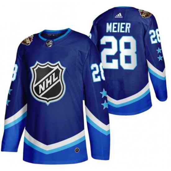 Men San Jose Sharks #28 Timo Meier 2022 All Star Blue Stitched Jersey->nashville predators->NHL Jersey