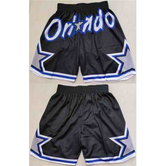 Men Orlando Magic Black Shorts->new york knicks->NBA Jersey