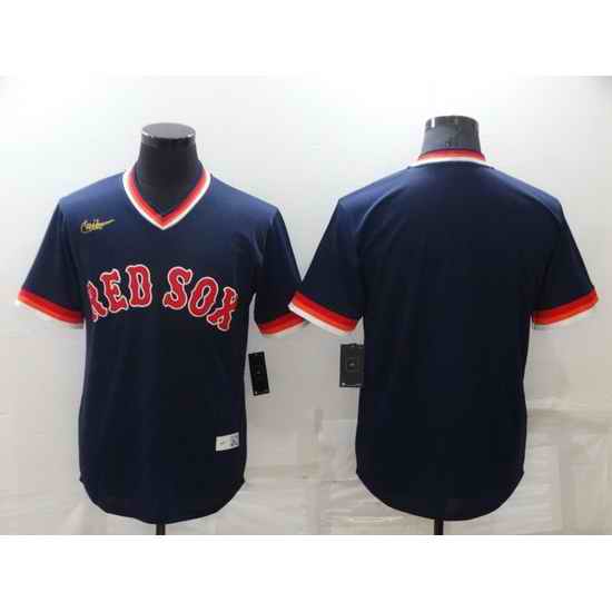 Men Boston Red Sox Navy Stitched Baseball jersey->chicago cubs->MLB Jersey