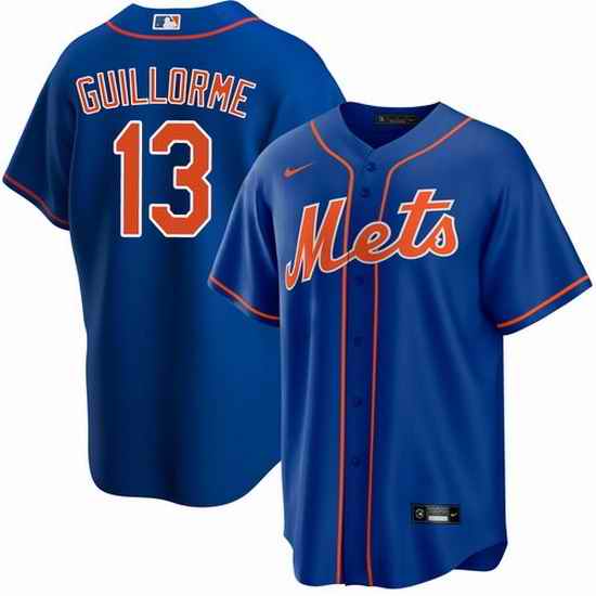Men New York Mets #13 Luis Guillorme Royal Cool Base Stitched Baseball Jersey->milwaukee brewers->MLB Jersey