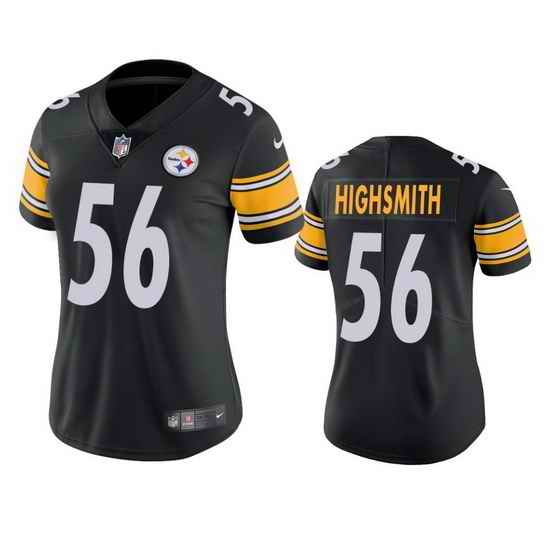 Women Pittsburgh Steelers #56 Alex Highsmith Black Vapor Untouchable Limited Stitched Jersey->women nfl jersey->Women Jersey