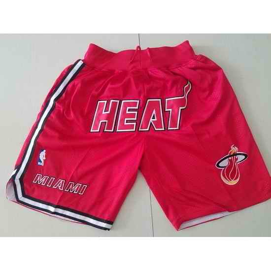 Miami Heat Basketball Shorts 016->nba shorts->NBA Jersey