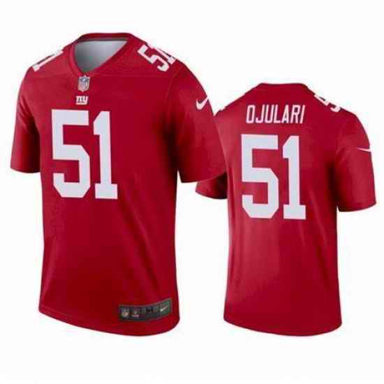 Youth New York Giants #51 Azeez Ojulari Red Vapor Untouchable Limited Stitched Jersey->youth nfl jersey->Youth Jersey