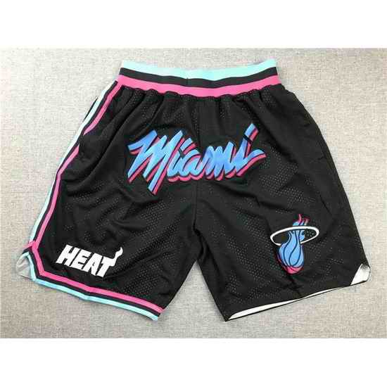 Miami Heat Basketball Shorts 017->nba shorts->NBA Jersey