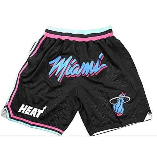 Miami Heat Basketball Shorts 021->nba shorts->NBA Jersey