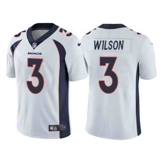 Toddler Denver Broncos #3 Russell Wilson White Vapor Untouchable Limited Stitched Jersey->youth nfl jersey->Youth Jersey