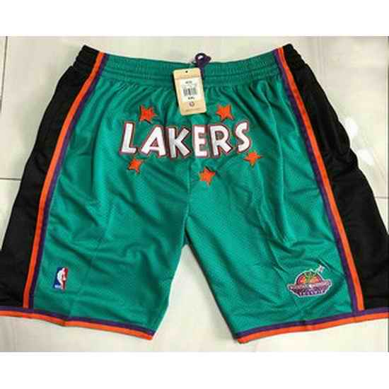 Los Angeles Lakers Basketball Shorts 027->nba shorts->NBA Jersey