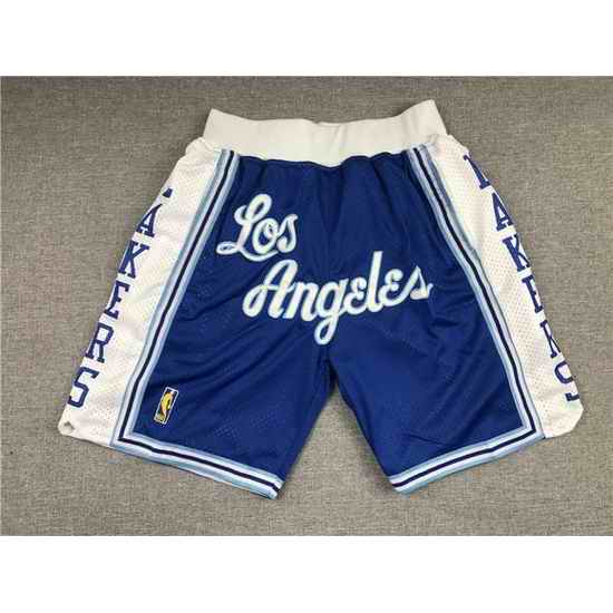 Los Angeles Lakers Basketball Shorts 022->nba shorts->NBA Jersey