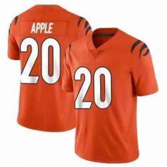 Men Cincinnati Bengals #20 Eli Apple 2021 Orange Vapor Limited Stitched NFL Jersey->cincinnati bengals->NFL Jersey