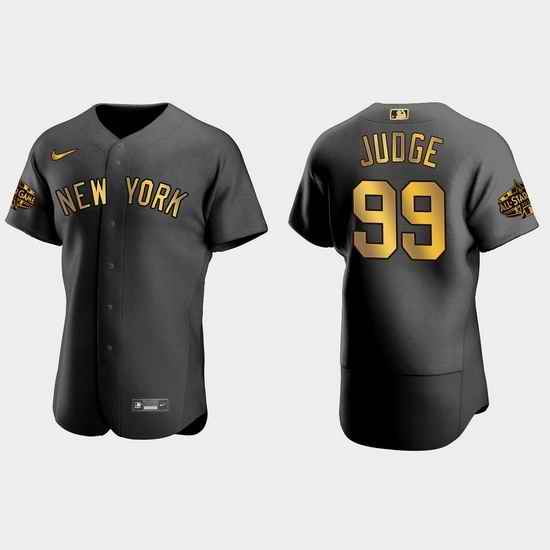 Men New York Yankees Aaron Judge 2022 Mlb All Star Game Black Men Jersey->2022 all star->MLB Jersey
