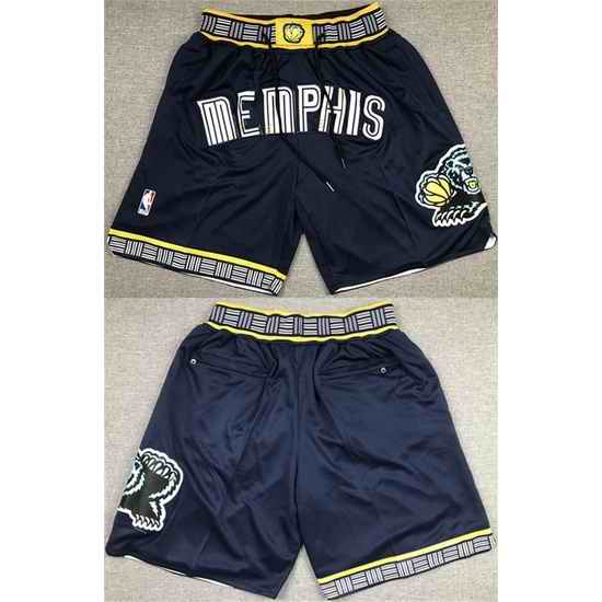 Memphis Grizzlies Basketball Shorts 014->nba shorts->NBA Jersey