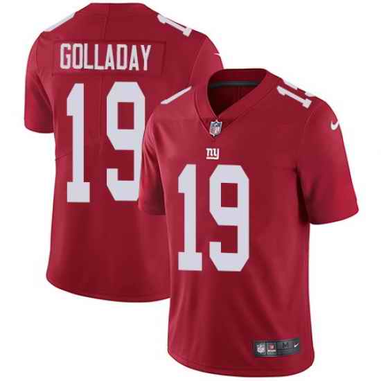 Youth Nike New York Giants #19 Kenny Golladay Red Stitched NFL Vapor Untouchable Limited Jersey->youth nfl jersey->Youth Jersey