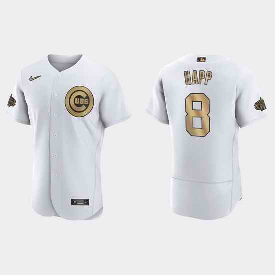 Men Ian Happ Chicago Cubs 2022 Mlb All Star Game Authentic White Jersey->2022 all star->MLB Jersey