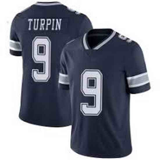 Men Dallas Cowboys #9 KaVontae Turpin Navy Limited Jersey->dallas cowboys->NFL Jersey