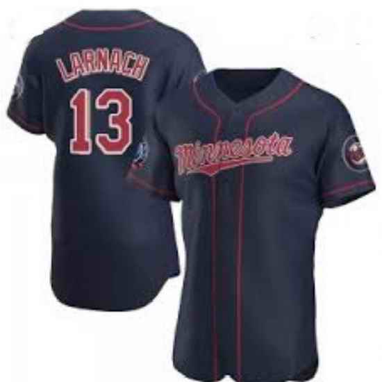 Minnesota Twins #13 Trevor Larnach Navy Jersey->toronto blue jays->MLB Jersey