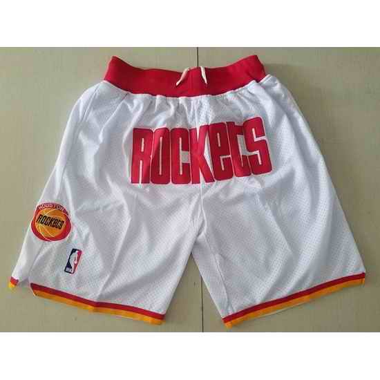 Houston Rockets Basketball Shorts 003->nba shorts->NBA Jersey
