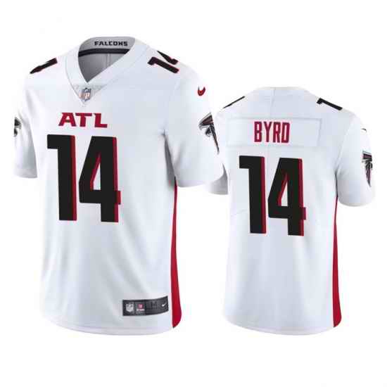 Men's Atlanta Falcons #14 Damiere Byrd White Vapor Untouchable Stitched Football Jersey->arizona cardinals->NFL Jersey