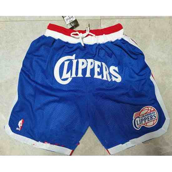 Los Angeles Clippers Basketball Shorts 020->nba shorts->NBA Jersey