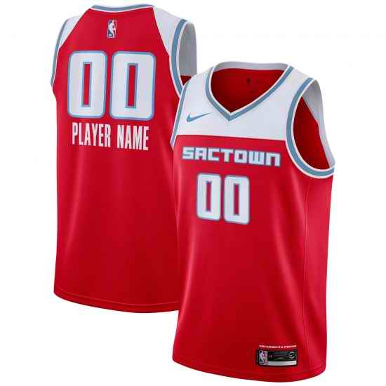 Men Women Youth Toddler Sacramento Kings Red Custom Nike NBA Stitched Jersey->customized nba jersey->Custom Jersey