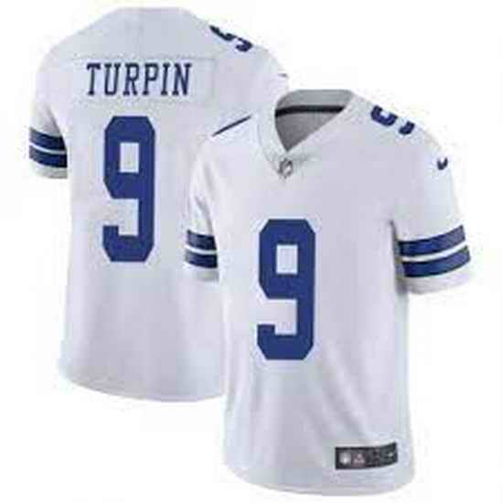 Men Dallas Cowboys #9 KaVontae Turpin White Limited Jersey->dallas cowboys->NFL Jersey