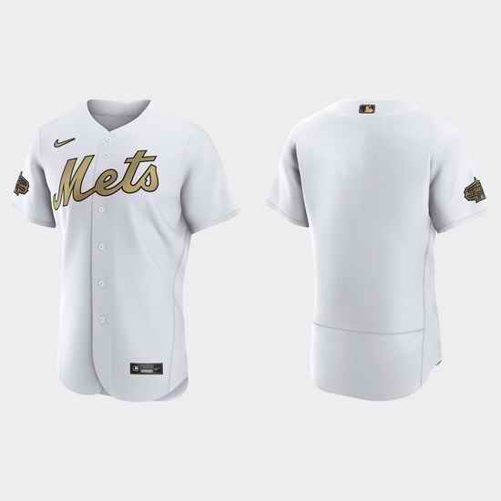 Men New York Mets 2022 Mlb All Star Game Authentic White Jersey->2022 all star->MLB Jersey