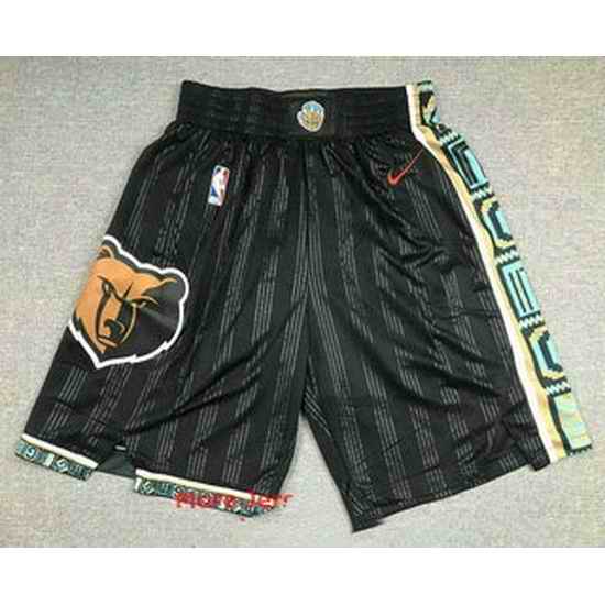 Memphis Grizzlies Basketball Shorts 005->nba shorts->NBA Jersey