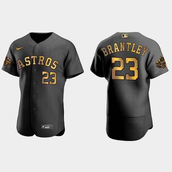Men Houston Astros Michael Brantley 2022 Mlb All Star Game Authentic Black Men Jersey->2022 all star->MLB Jersey