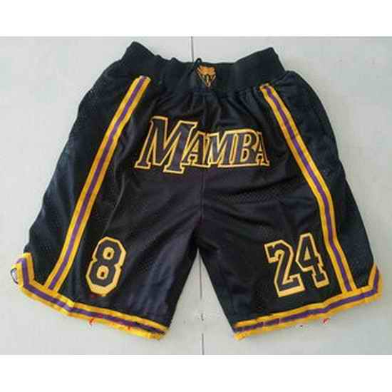 Los Angeles Lakers Basketball Shorts 023->nba shorts->NBA Jersey