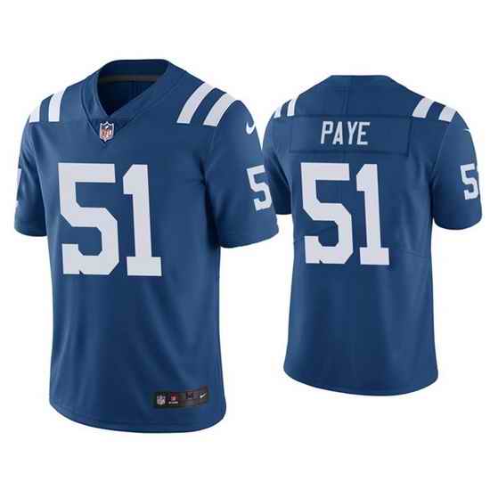 Youth Indianapolis Colts #51 Kwity Paye Blue Vapor Untouchable Limited Stitched Football Jersey->youth nfl jersey->Youth Jersey