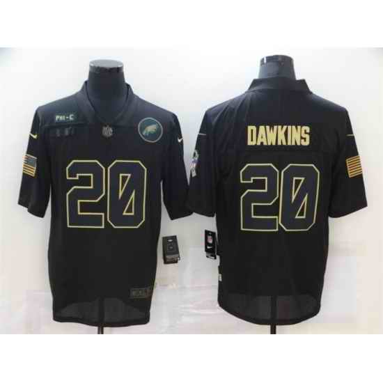 Men Philadelphia Eagles #20 Brian Dawkins Black Reflective Limited Stitched Jerseys->seattle seahawks->NFL Jersey