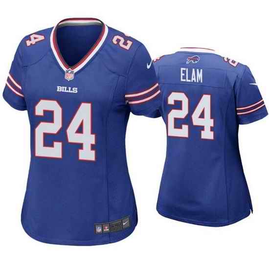 Women Buffalo Bills #24 Kaiir Elam Blue Vapor Untouchable Limited Stitched Football Jerse->women nfl jersey->Women Jersey