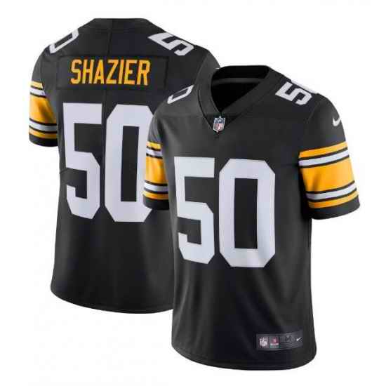 Men Pittsburgh Steelers #50 Ryan Shazier Black Vapor Untouchable Limited Stitched Football Jersey->las vegas raiders->NFL Jersey