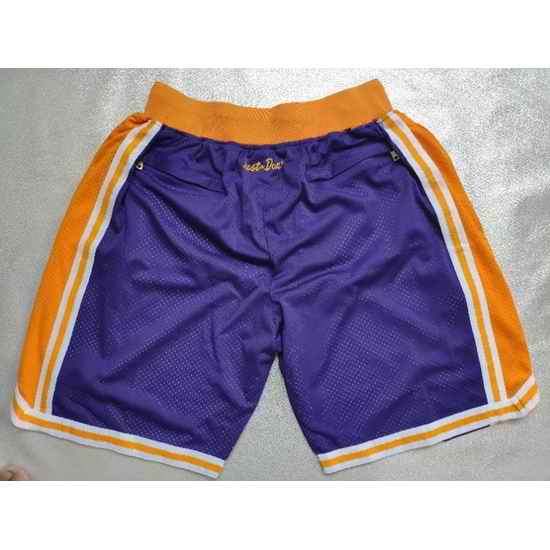 Los Angeles Lakers Basketball Shorts 014->nba shorts->NBA Jersey