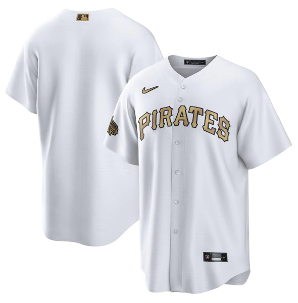 Men's Pittsburgh Pirates Blank White 2022 All-Star Cool Base Stitched Baseball Jersey->philadelphia phillies->MLB Jersey