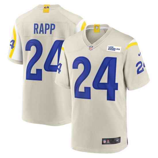 Men Los Angeles Rams #24 Taylor Rapp Bone Stitched Football Limited Jersey->los angeles rams->NFL Jersey