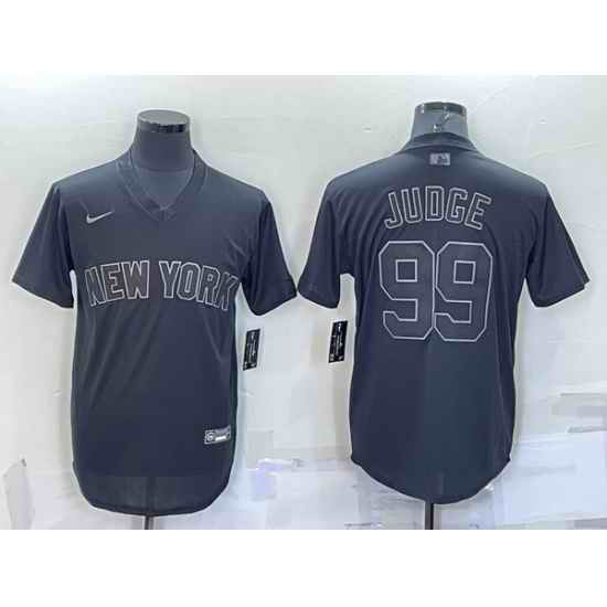 Men New York Yankees #99 Aaron Judge Black Pitch Black Fashion Replica Stitched Jersey->san diego padres->MLB Jersey
