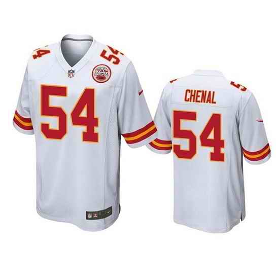 Men Kansas City Chiefs #54 Leo Chenal White Stitched Football Jersey->las vegas raiders->NFL Jersey