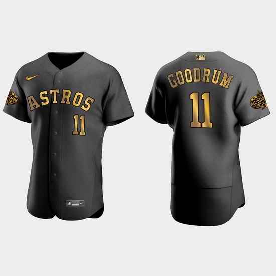 Men Houston Astros Niko Goodrum 2022 Mlb All Star Game Authentic Black Men Jersey->2022 all star->MLB Jersey
